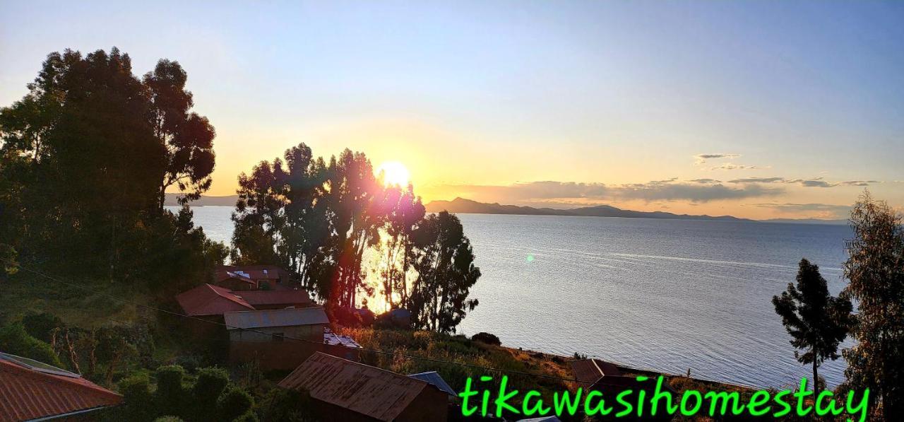 Tikawasi Homestay Comunidad Pueblo Isla Amantani José Luis Ocosuyo Exterior foto